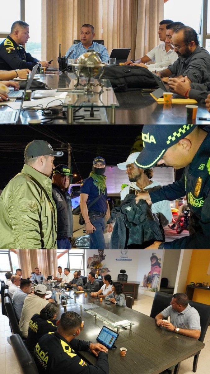 Quindío fortalece la seguridad con Mesa Interinstitucional y acciones estratégicas en el territorio