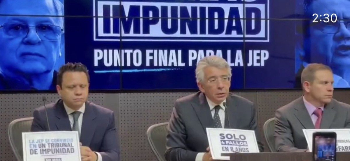 Enrique Gómez propone poner fin a la JEP en 2028 y trasladar procesos pendientes a la justicia ordinaria