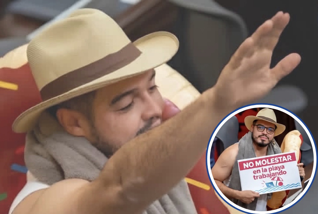 Polémica en el Congreso: congresista del Pacto Histórico llegó vestido de playa y respondió a las críticas