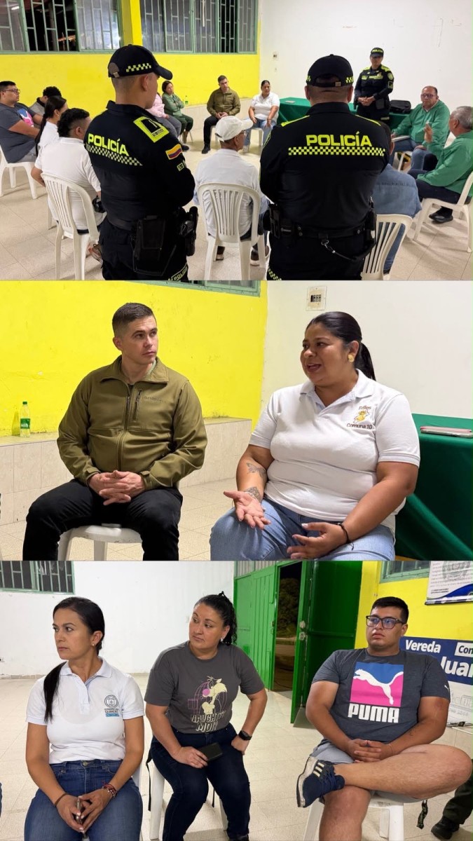 Quindío Seguro llega a la vereda San Juan de Armenia para fortalecer la seguridad